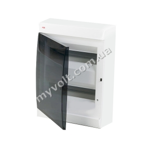 Шкаф настенный ABB UNIBOX IP41 24M прозрачная дверь