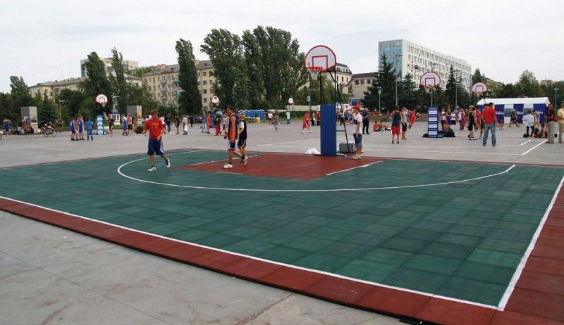 Покрытие для открытых спортивных площадок