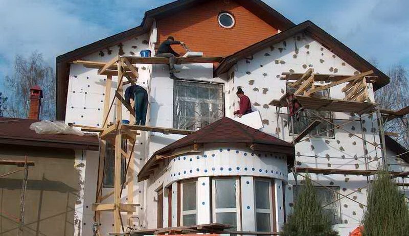 Утепление фасадов, домов,кваритир