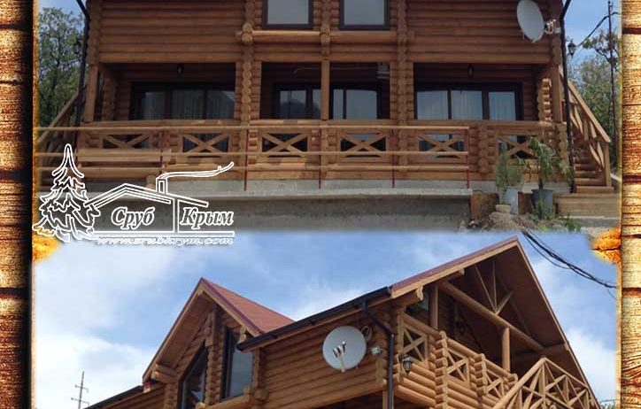 Возвести гостевой дом из сруба оцилиндрованного 187 м² в Крыму