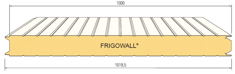Сендвич панели Мetecno FRIGOWALL
