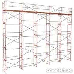 Леса строительные фасадные рамного типа (облегченные)