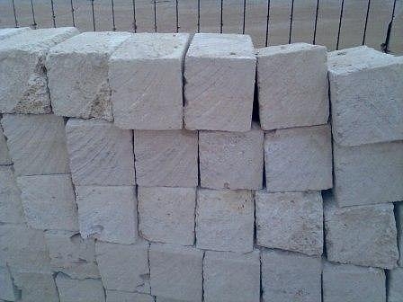 Ракушняк блок облицовочный белый