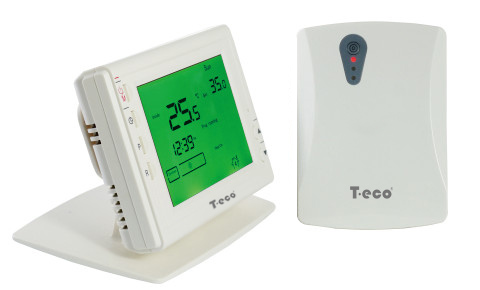 Беспроводной комнатный термостат T-eco TE908XWHB-7-RF