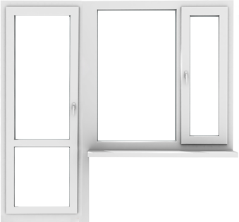 Балконный блок Trocal Comfort (однокамерный стеклопакет)