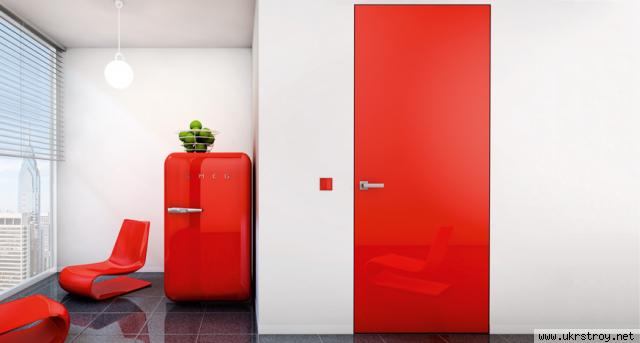 Дверь межкомнатная, полотно крашеное