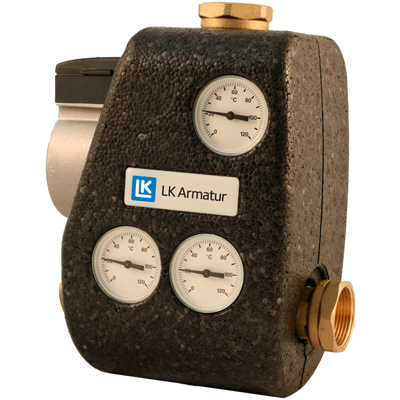 LK Armatur LK 810 ThermoMat G 60°C 1 1/4″ Термостатичний змішувальний Вузол