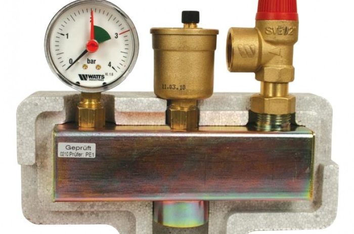 Группа безпеки котла до 50кВт Watts KSG-MS/VM 1530/ISO