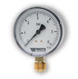 Манометр РАДІАЛЬНИЙ Watts F+R200 63mm /0-6BAR 1/4″