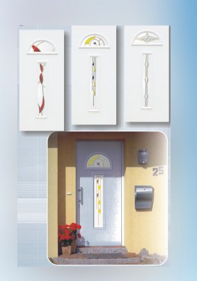 Сендвич панель дверная модель Бирюза