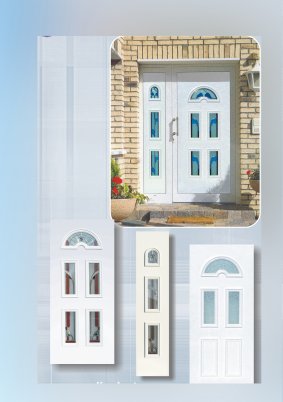 Сендвич панель дверная модель Диамант