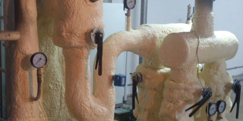 Теплоизоляция пенополиуретаном гидроизоляция ППУ, БАСФ, Германия