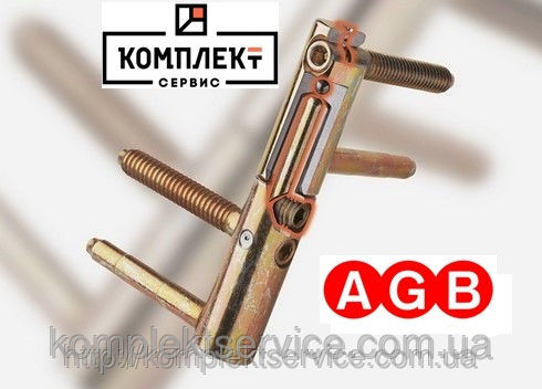 Дверная 4-х штыревая петля AGB D16
