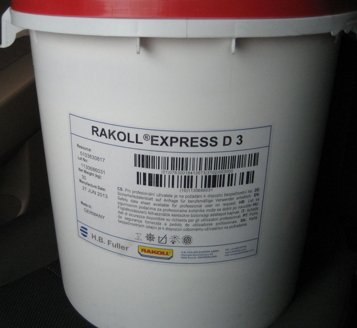 Клей Rakoll Express D3 для дерева, 30 кг
