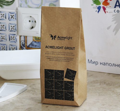 AcmeLight Grout – светящаяся декоративная затирка для заполнения межплиточных швов