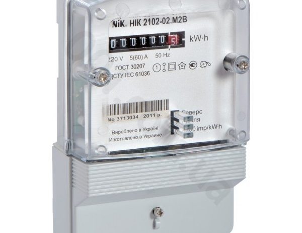 Электросчетчик однофазный однотарифный NIK 2102-02 М1В (5-60А)