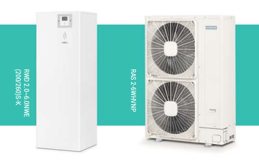 Тепловые насосы Hitachi серии Yutaki S Combi (новая модель)