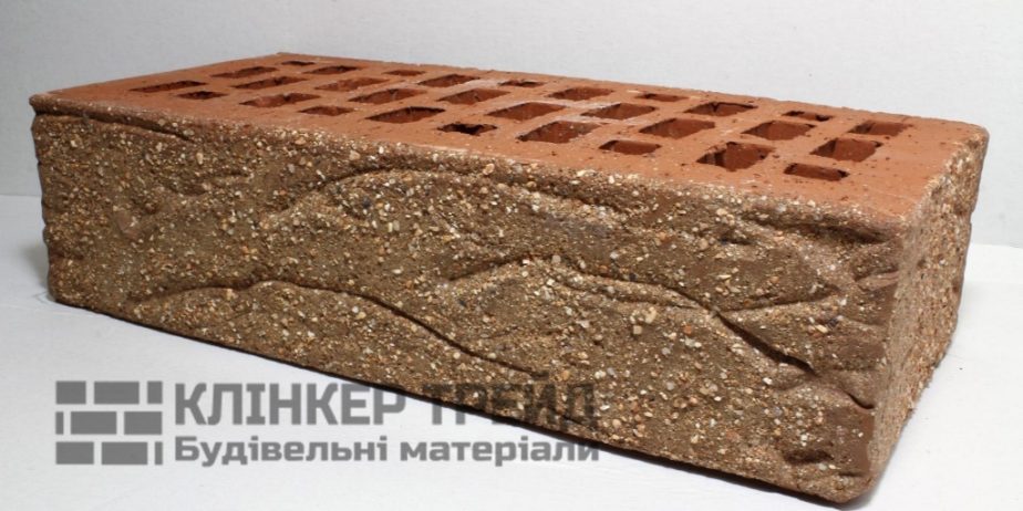 Клинкерный кирпич Керамейя КлинКЕРАМ Рустика Гранит 23 ПР-1/2 28% 250x60x65 мм