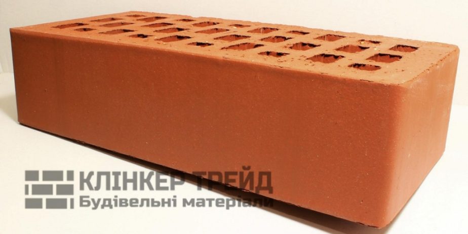 Клінкерна цегла Керамейя Клінкерам Класика Рубін ПР-1 36% 250x120x65 мм