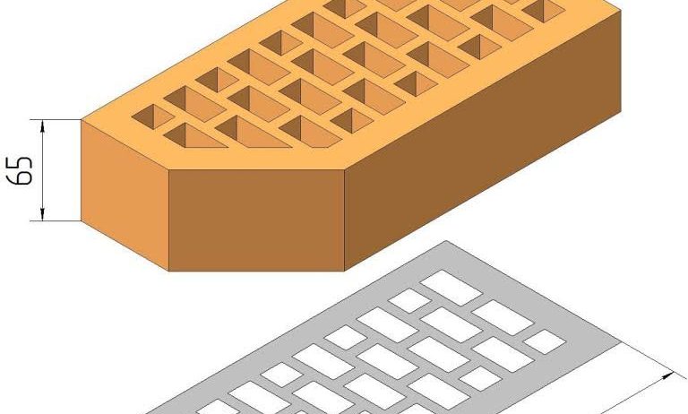 Фасонный клинкерный кирпич Керамейя КлинКЕРАМ Магма Гранит Ф2 36% 250x120x65 мм