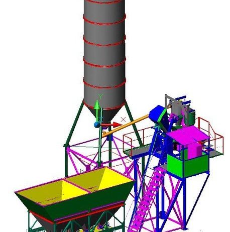 Бетоносмесительная установка БСУ-12 ГОСТ 27338-93