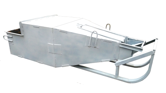 Бадья/бункер поворотная Туфелька БП-1,5 ( 1,5 куб.м.)