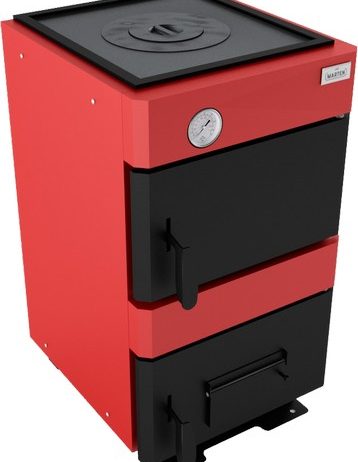 Твердотопливный котел Marten Base-12VK c варочной плитой и чугунными колосниками 12 кВт