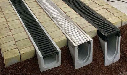 Водоотвод полимербетонный усиленый вертикальный водоотвод