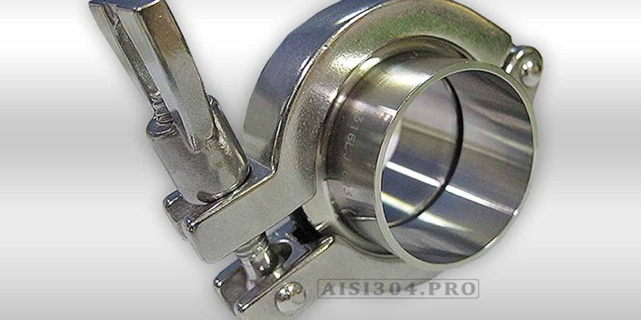 Кламповое соединение в сборе DIN Dn 50 AISI 316