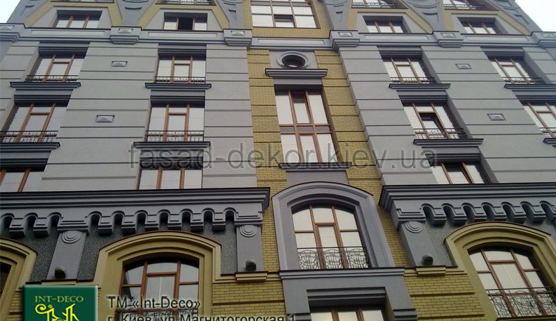 Фасадный декор из пенопласта