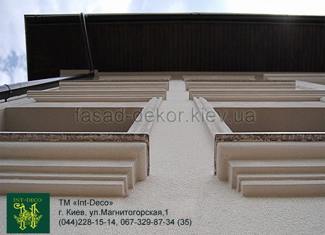 Фасадный декор, подоконники