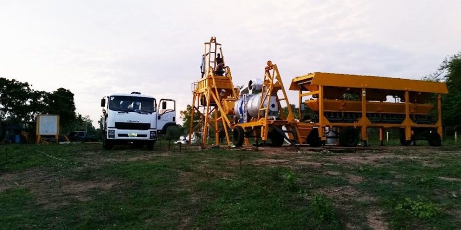 Мобильный асфальтобетонный завод Sinosun QLB30 -30 т/час.