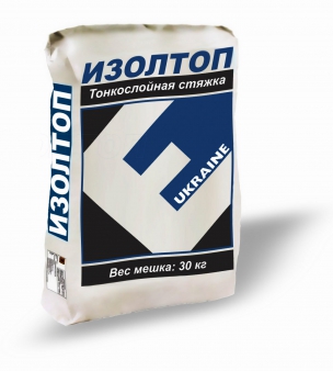 ИЗОЛТОП – смесь для тонкослойной стяжки
