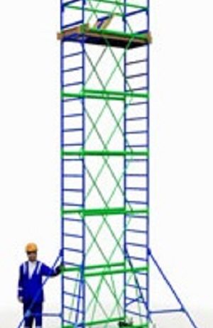 Строительная вышка-тура 0,8х1,6 ,общая высота 7,2м.