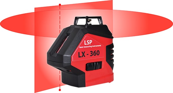 Лазерный уровень 360 градусов LSP LX360