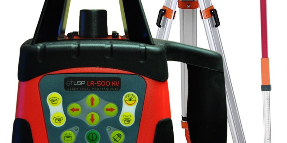Лазерный нивелир ротационный LSP LR 500 HV SET