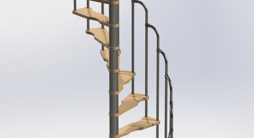 Лестница винтовая малогабаритная “Компакт”