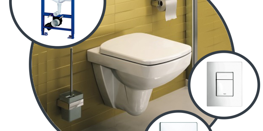 Инсталляция Grohe Rapid SL с унитазом подвесным Kolo Nova Pro Rimfree M390180