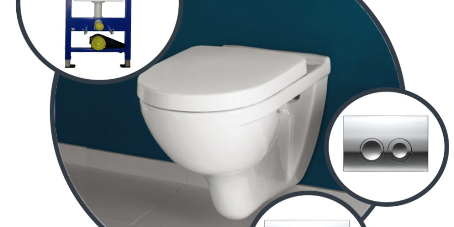 Инсталляция Geberit Duofix с унитазом Villeroy & Boch O.Novo 5660HR01