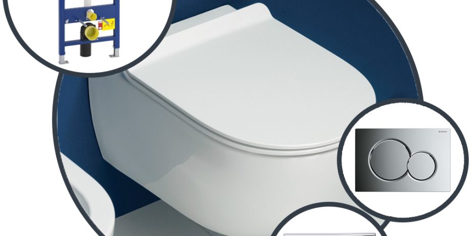 Инсталляция Geberit Duofix с унитазом Flaminia App AP118G+QKCW05