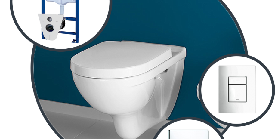 Инсталляция Grohe Rapid SL с унитазом Villeroy & Boch O.Novo 5660H101