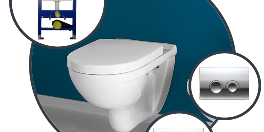 Инсталляция Geberit Duofix 4в1 с унитазом Villeroy & Boch O.Novo 5660H101