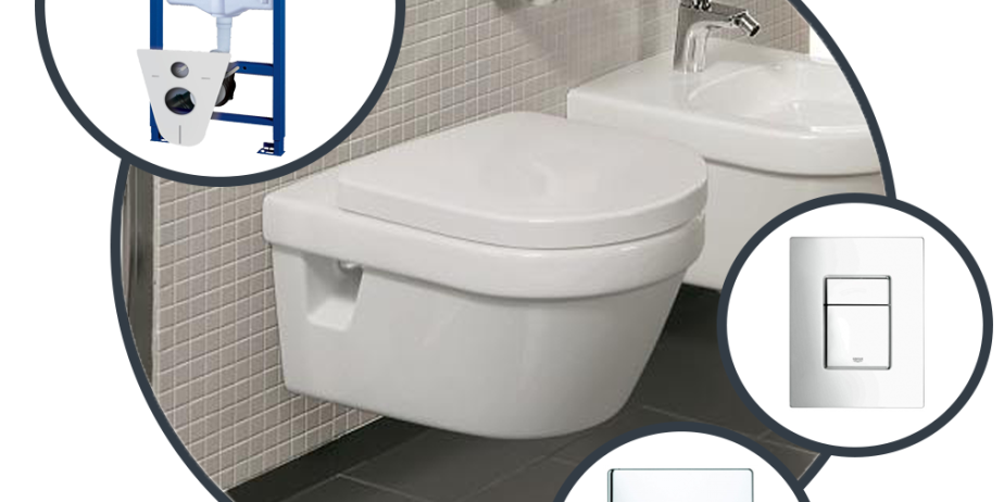 Инсталляция Grohe Rapid SL с унитазом Villeroy & Boch Omnia Architectura 5684H101