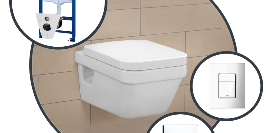 Инсталляция Grohe Rapid SL с унитазом Villeroy & Boch Omnia Architectura 5685H101