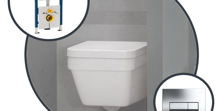 Инсталляция Geberit Duofix с унитазом Villeroy & Boch Omnia Architectura 5685HR01