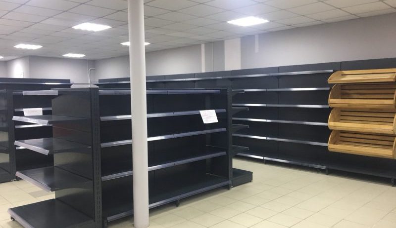 Двухсторонние стеллажи