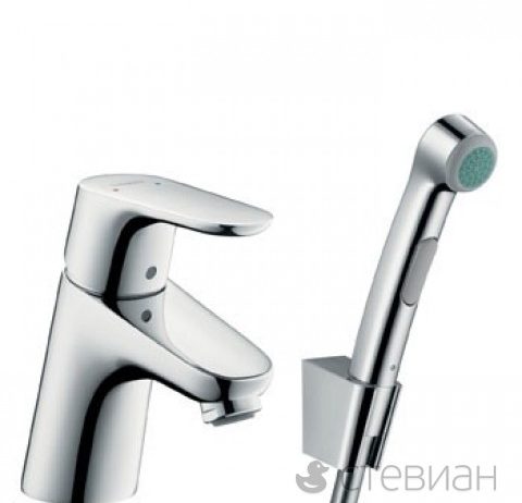 Смеситель для раковины с гигиеническим душем Hansgrohe Focus E2 31926000 31926000