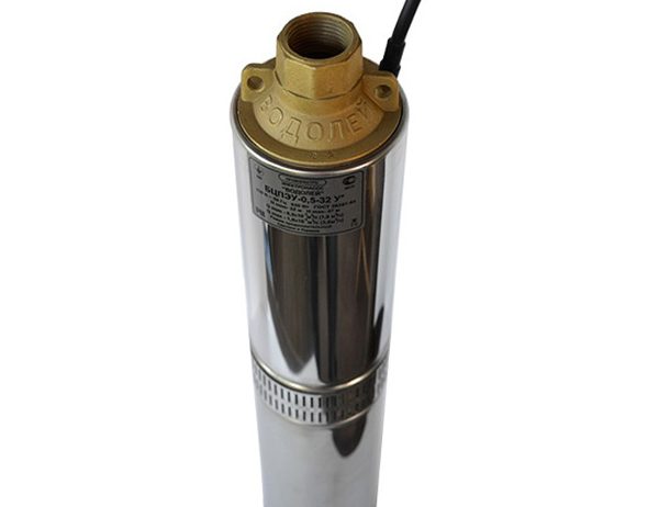 Бытовой насос Водолей БЦПЭУ 0,5-32 У 1,8-3,6 куб.м, 96 мм