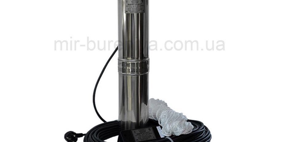 Водолей БЦПЭ -0,5-040У; 1,8-3,6 м.куб/ч; h=40 м; Ø105мм, 25 м кабеля