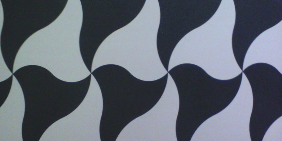 Гидроабразивная порезка керамогранита. Фрагмент эксклюзивной порезки. «Чешуя».